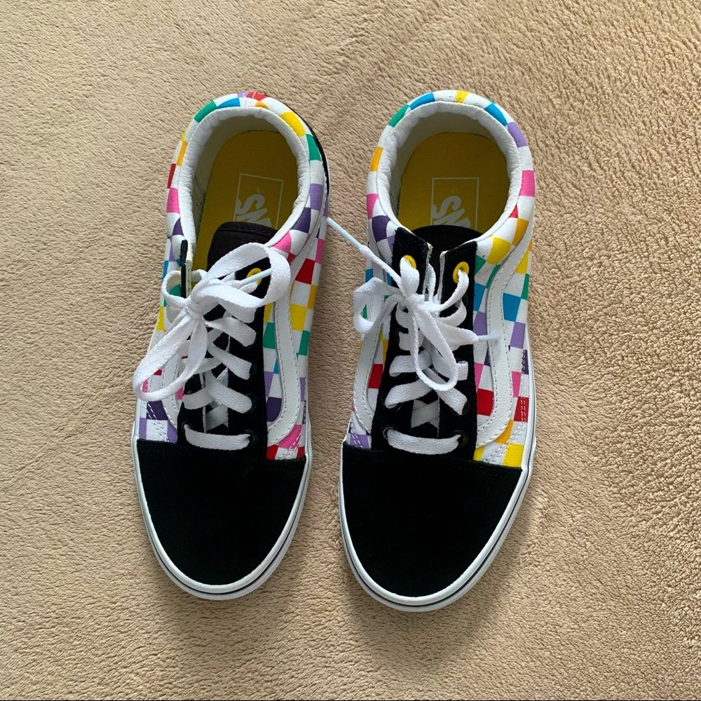 Vans Rainbow Checkered Old Skools